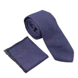 ست کراوات و دستمال جیب مردانه مدل s4