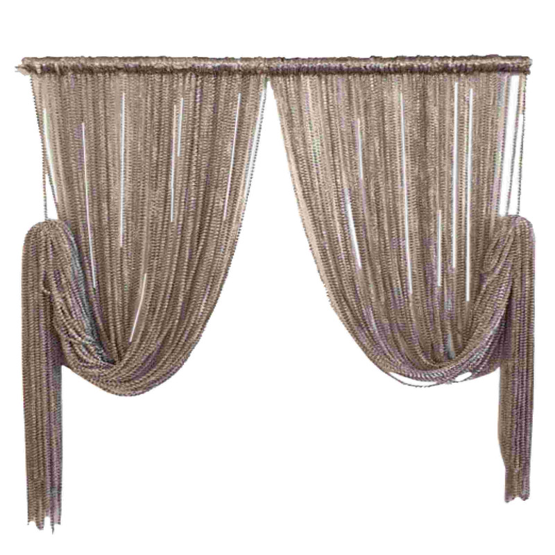 پرده ریشه ای مدل پیچک سایز 300x300 سانتیمتر