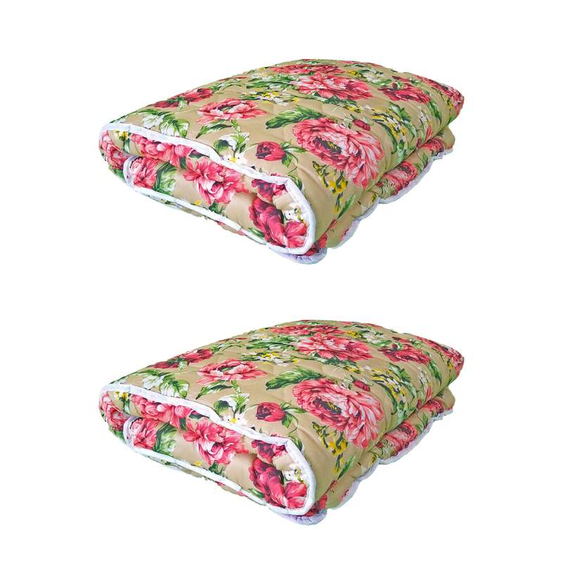 تشک مهمان مدل سفرخواب یک نفره سایز 85x185 سانتی متر بسته دو عددی