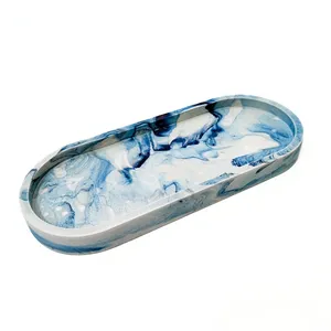 سینی بتنی مدل بیضی طرح دار