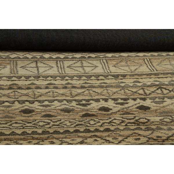 فرش نیمه دستبافت 4 متری وودو مدل بورگوس