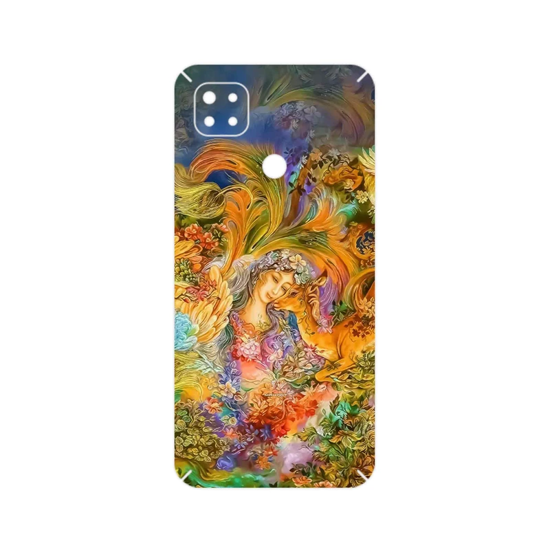 برچسب پوششی ماهوت مدل Persian miniature 3 مناسب برای گوشی موبایل شیائومی Redmi 9C NFC