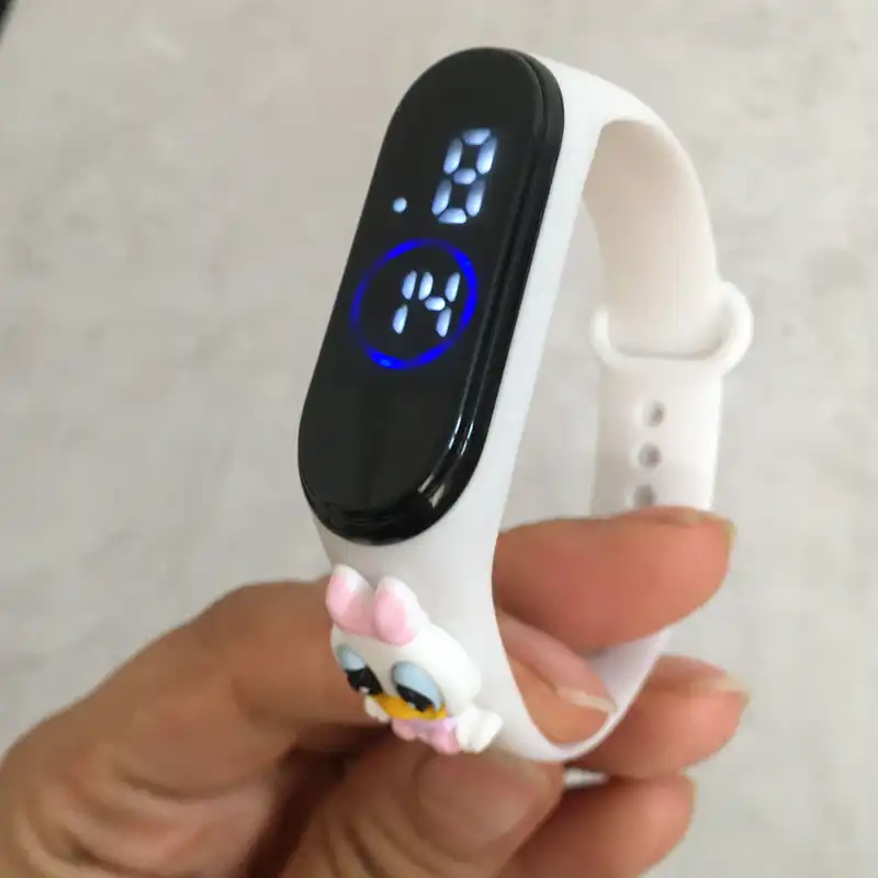 ساعت مچی دیجیتال بچگانه مدل ضد آب لمسی سیلیکونی کد 77  W IT DUCK