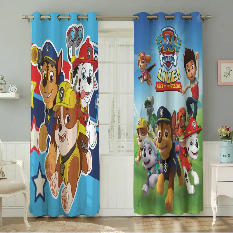 پرده نیروانا طرح کودک مدل مخمل کد 5110 سایز 140×280 سانتی متر