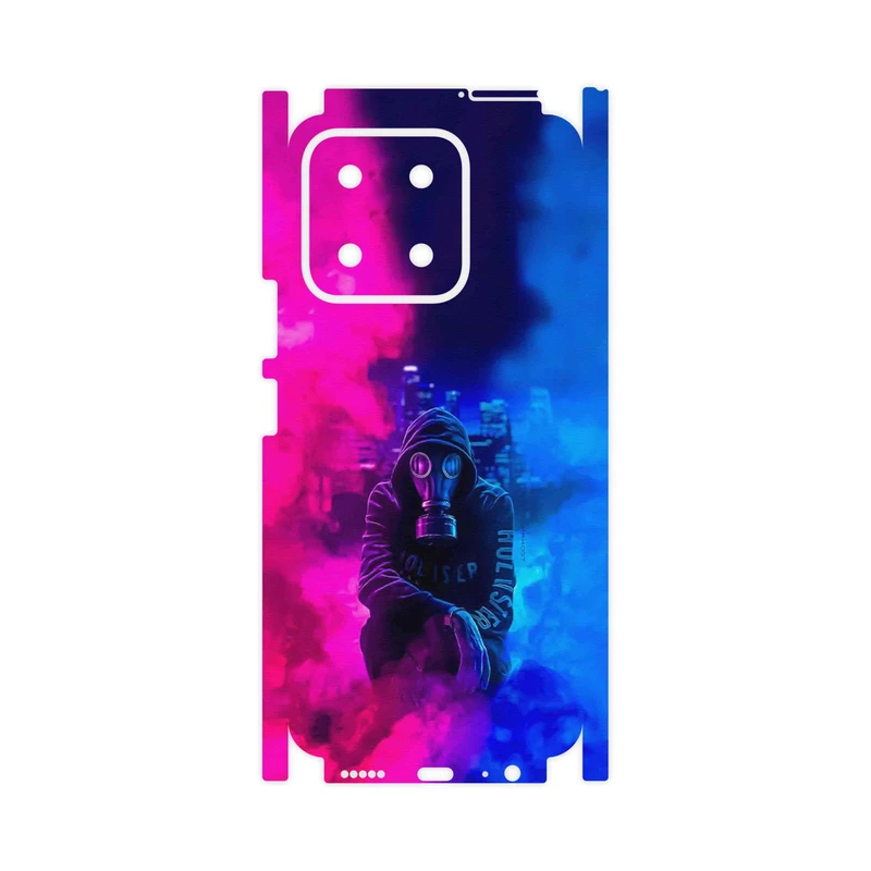 برچسب پوششی ماهوت مدل Smoke Rainbow Digital Art 2-FullSkin مناسب برای گوشی موبایل آنر X5b