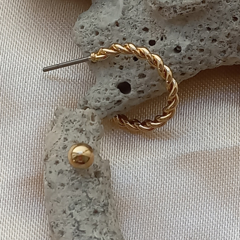 گوشواره زنانه آی ام مدل SMR 0210 مجموعه 2 عددی