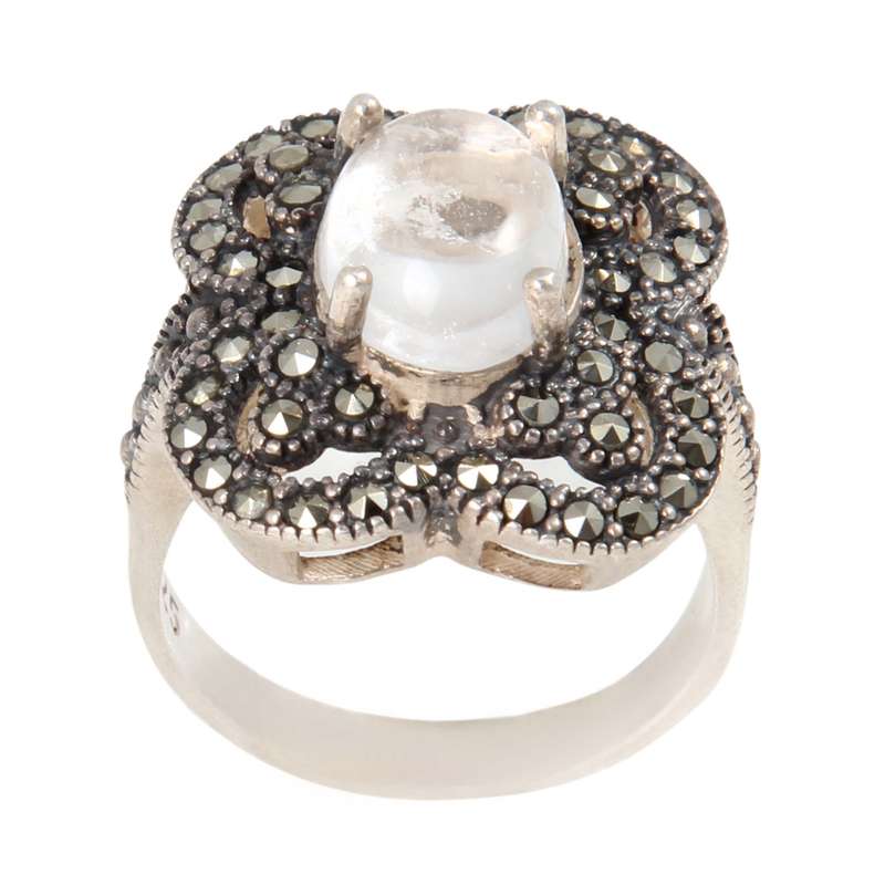 انگشتر نقره زنانه  بازرگانی میلادی مدل در نجف کد AW_509