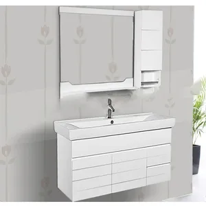 ست کابینت روشویی کاسپین مدل آنتیک به همراه آینه و باکس