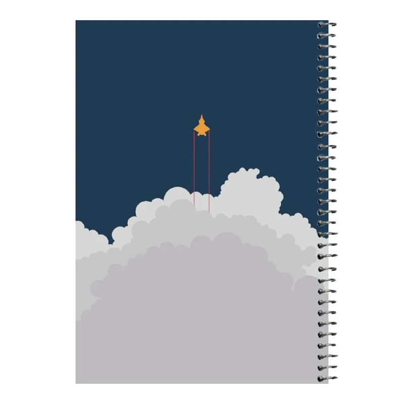 دفتر مشق 80 برگ اس جی مدل ابر 