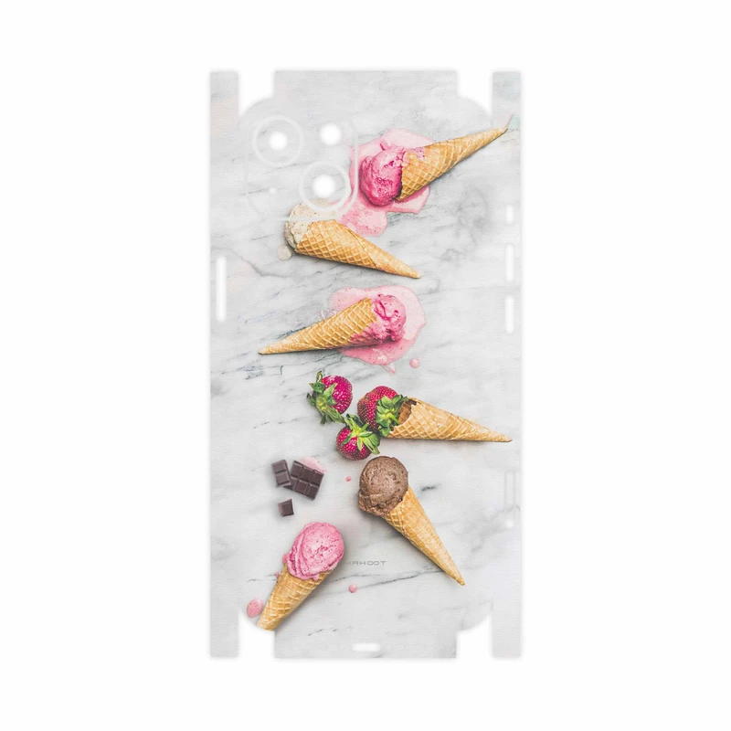 برچسب پوششی ماهوت مدل Funnel-ice-cream-FullSkin مناسب برای گوشی موبایل اپل iPhone 13