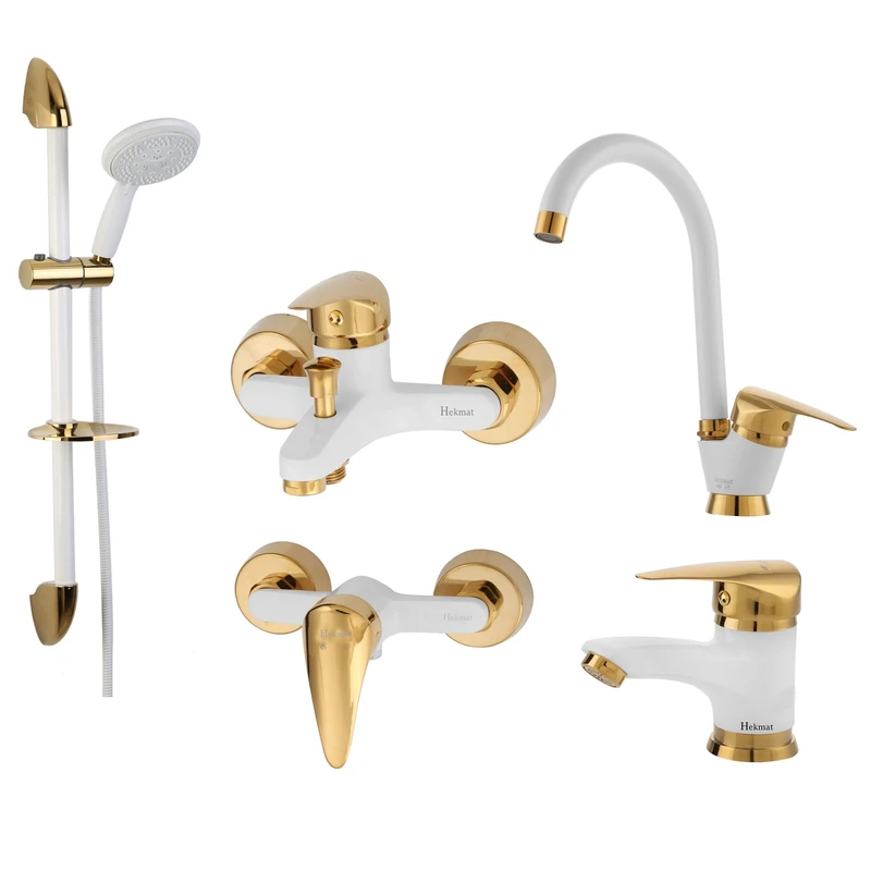 ست شیرآلات حکمت نشان مدل ایتالیا پلاس ST مجموعه 5 عددی