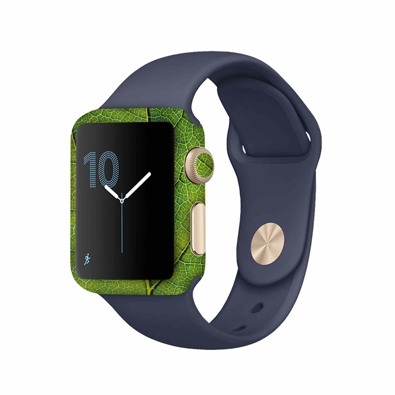برچسب ماهوت طرح Leaf_Texture مناسب برای اپل واچ Watch 2 42mm