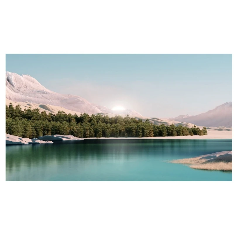 تابلو شاسی منظره طرح دریاچه کد 1012