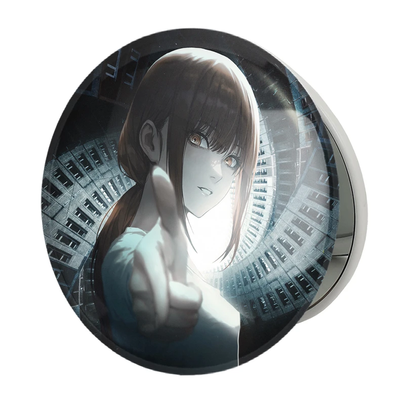 آینه جیبی خندالو طرح ماکیما انیمه مرد اره ای Chainsaw Man مدل تاشو کد 17855 