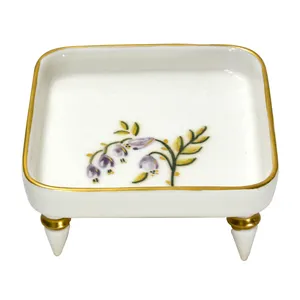 شیرینی خوری سرامیکی مدل زنبق 