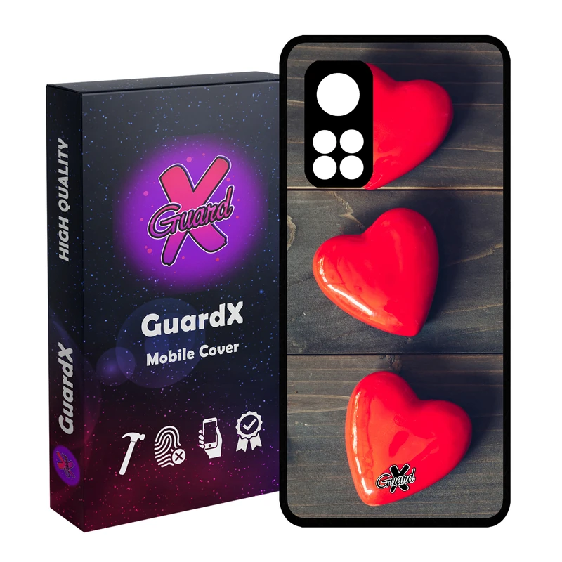 کاور گارد ایکس طرح Love مدل Glass10181 مناسب برای گوشی موبایل شیائومی Mi 10T / Mi 10T Pro