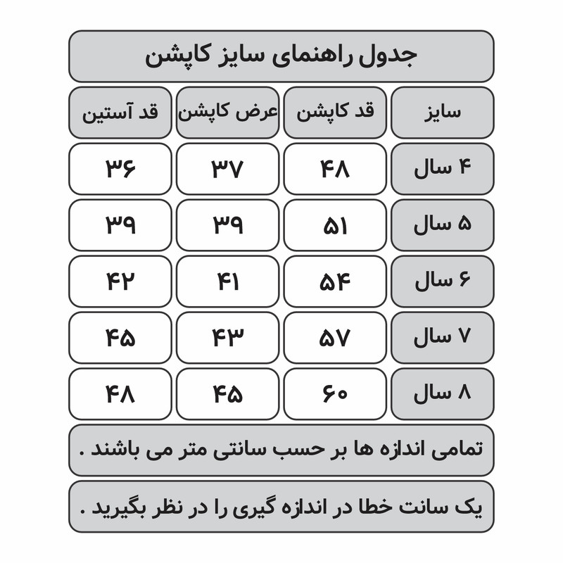 کاپشن دخترانه طرح عروسکی مدل 6863-2