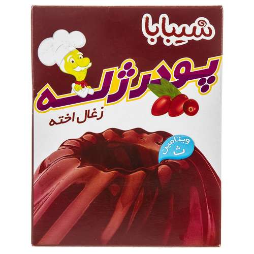 پودر ژله زغال اخته شیبابا مقدار 100 گرم