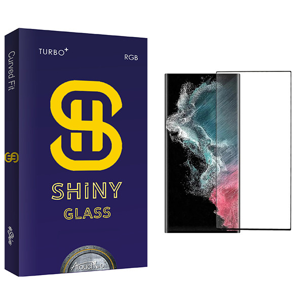 محافظ صفحه نمایش شیشه ای آتوچبو مدل Shiny FLGL مناسب برای گوشی موبایل سامسونگ Galaxy S23 Ultra