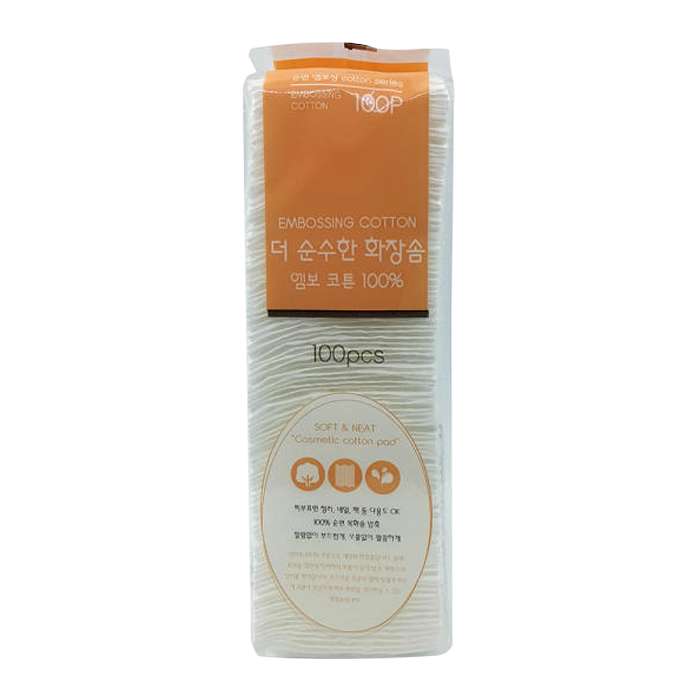 پد پاک کننده آرایش امباسینگ کتان مدل SOFT NEAT بسته 100 عددی