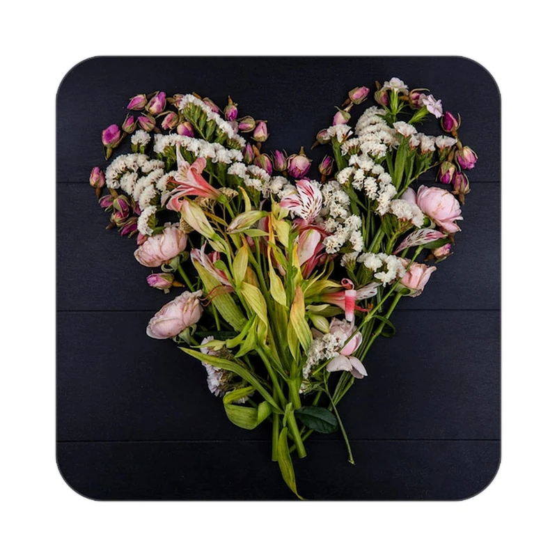 زیر لیوانی کاکتی طرح گل مدل mp19183