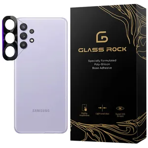 محافظ لنز دوربین گلس راک مدل  STR مناسب برای گوشی موبایل سامسونگ Galaxy A32 5G