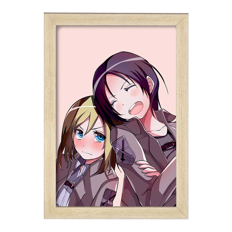 تابلو خندالو مدل هیستوریا و یمیر انیمه اتک آن تایتان Attack on Titan  کد 11041