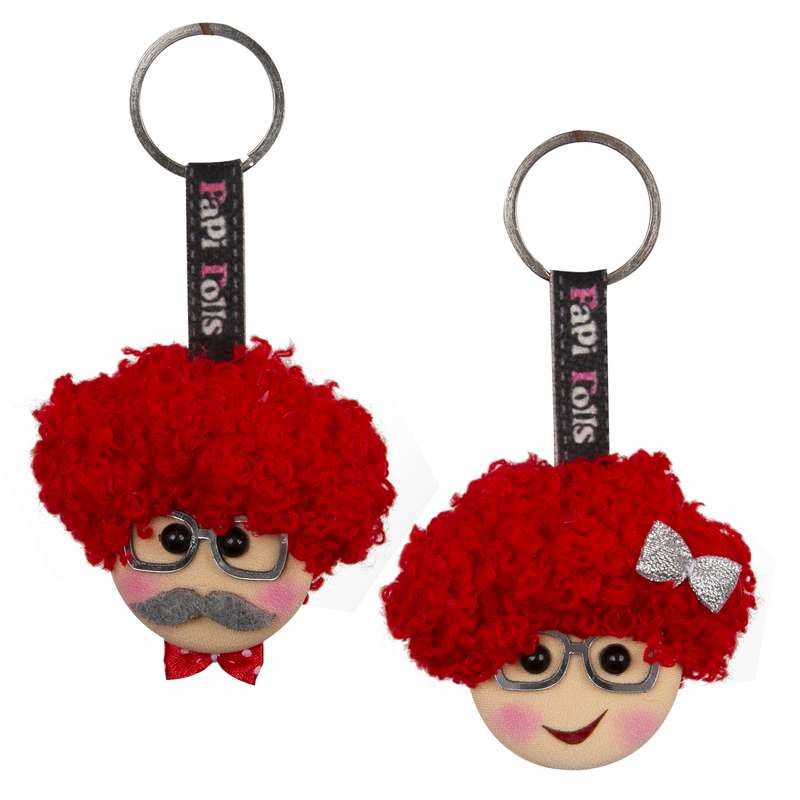 جاکلیدی پاپی دالز مدل لوئی فر مجموعه دو عددی