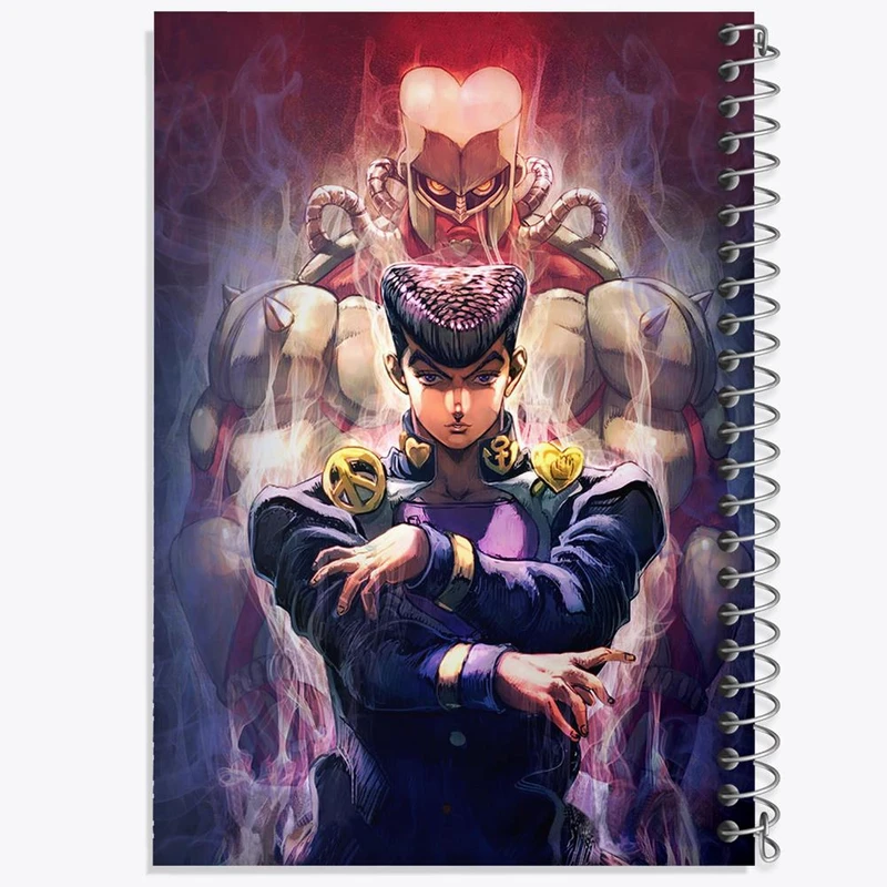 دفتر نت موسیقی 50 برگ خندالو مدل هیگاشکاتا جوسکه انیمه جوجو Jojo کد 11529