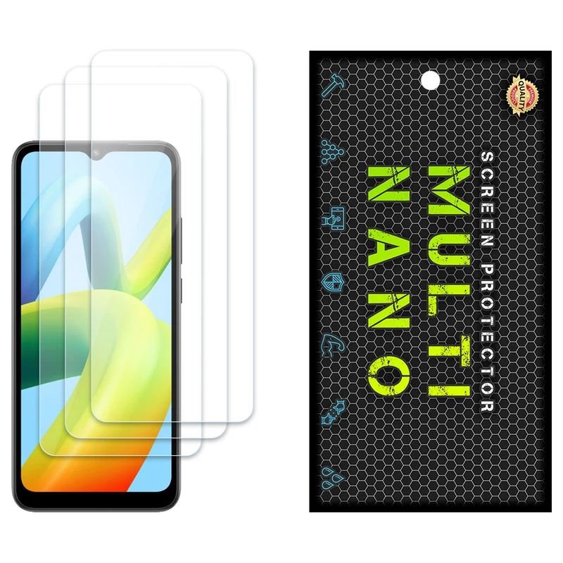 محافظ صفحه نمایش مولتی نانو مدل X-S3N مناسب برای گوشی موبایل شیائومی Redmi A1 Plus بسته سه عددی