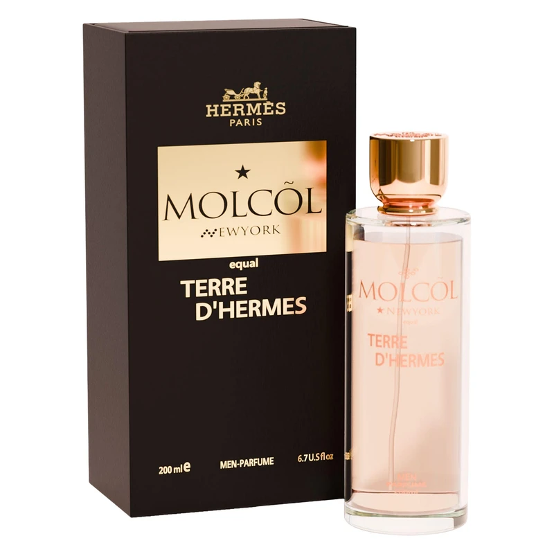 اد‌و پرفیوم مردانه مولکول نیویورک مدل Terre d Hermes با رایحه گرم حجم 200 میلی لیتر