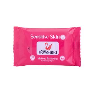 دستمال مرطوب نیوساد مدل Makeup Removing  بسته 28 عددی