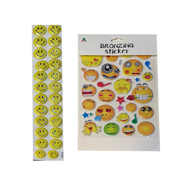 برچسب طرح استیکر کد 020 مجموعه 2 عددی