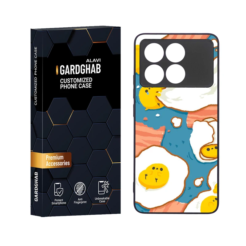 کاور گارد قاب علوی مدل دور ژله ای مناسب برای گوشی موبایل شیائومی Poco X6 Pro