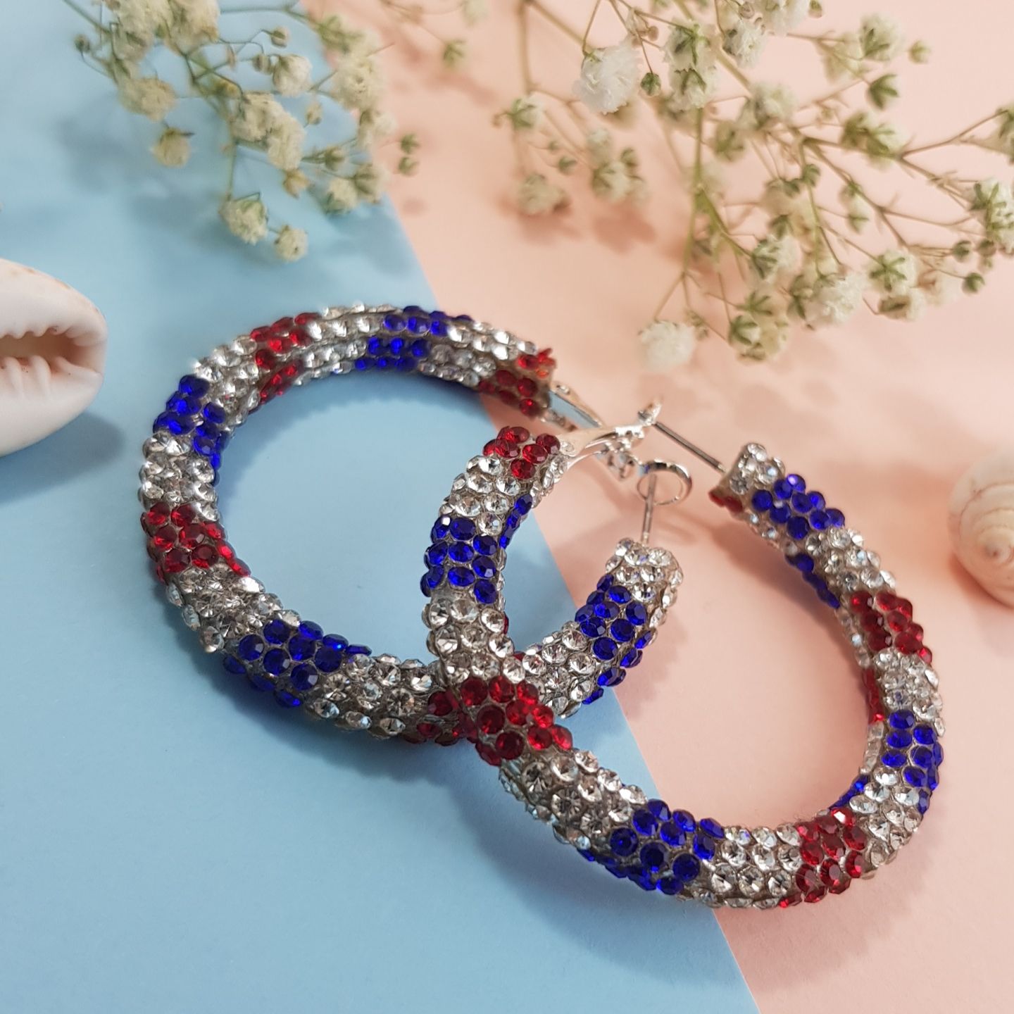 گوشواره زنانه آی ام مدل رنگارنگ - - 3