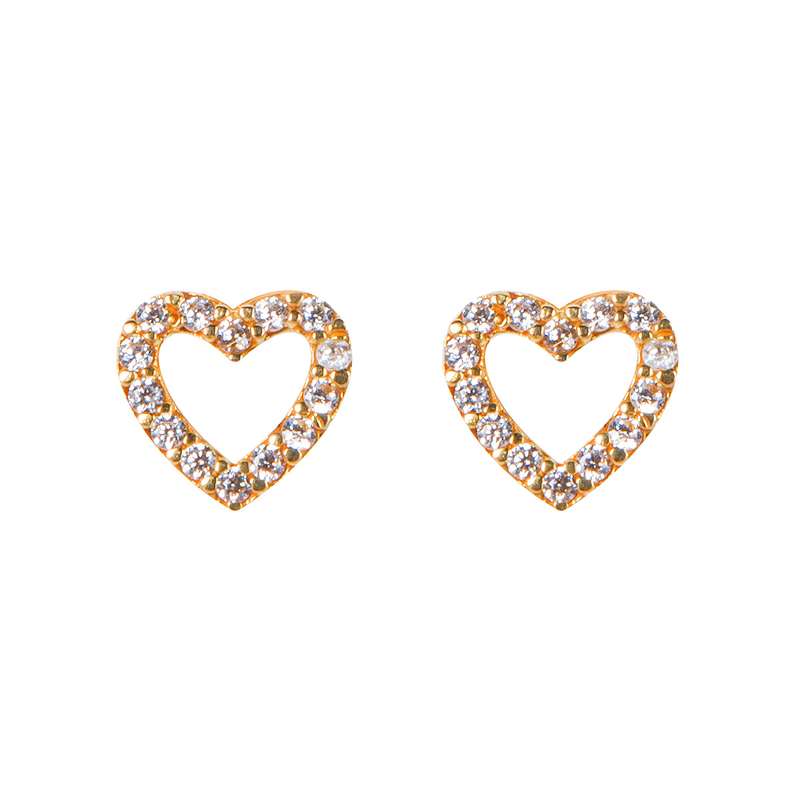 گوشواره طلا 18 عیار زنانه ریسه گالری مدل 3061