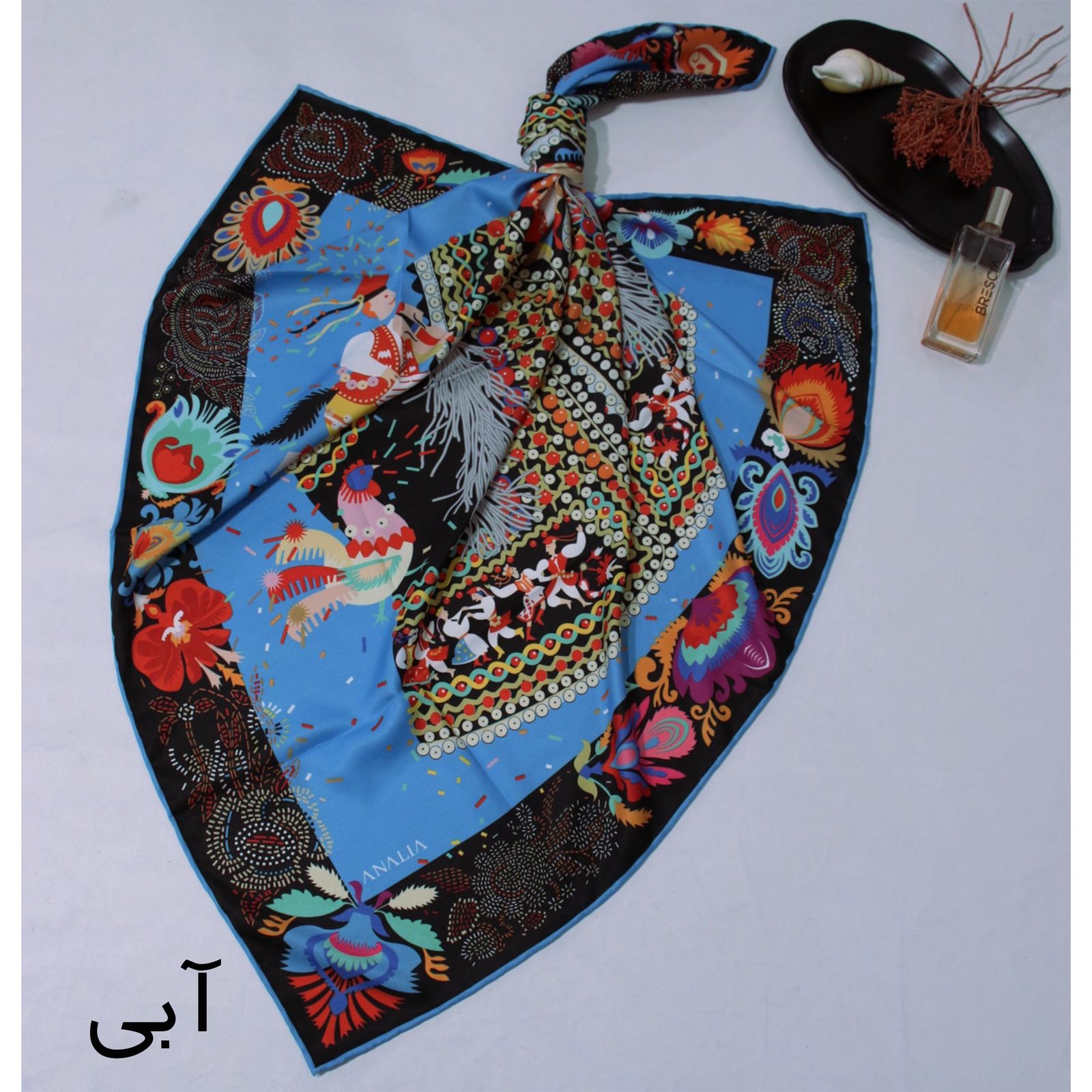 روسری زنانه مدل ابریشم توییل کد 5085 -  - 41