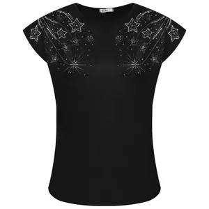 بلوز آستین کوتاه زنانه مداِلا  مدل B1003