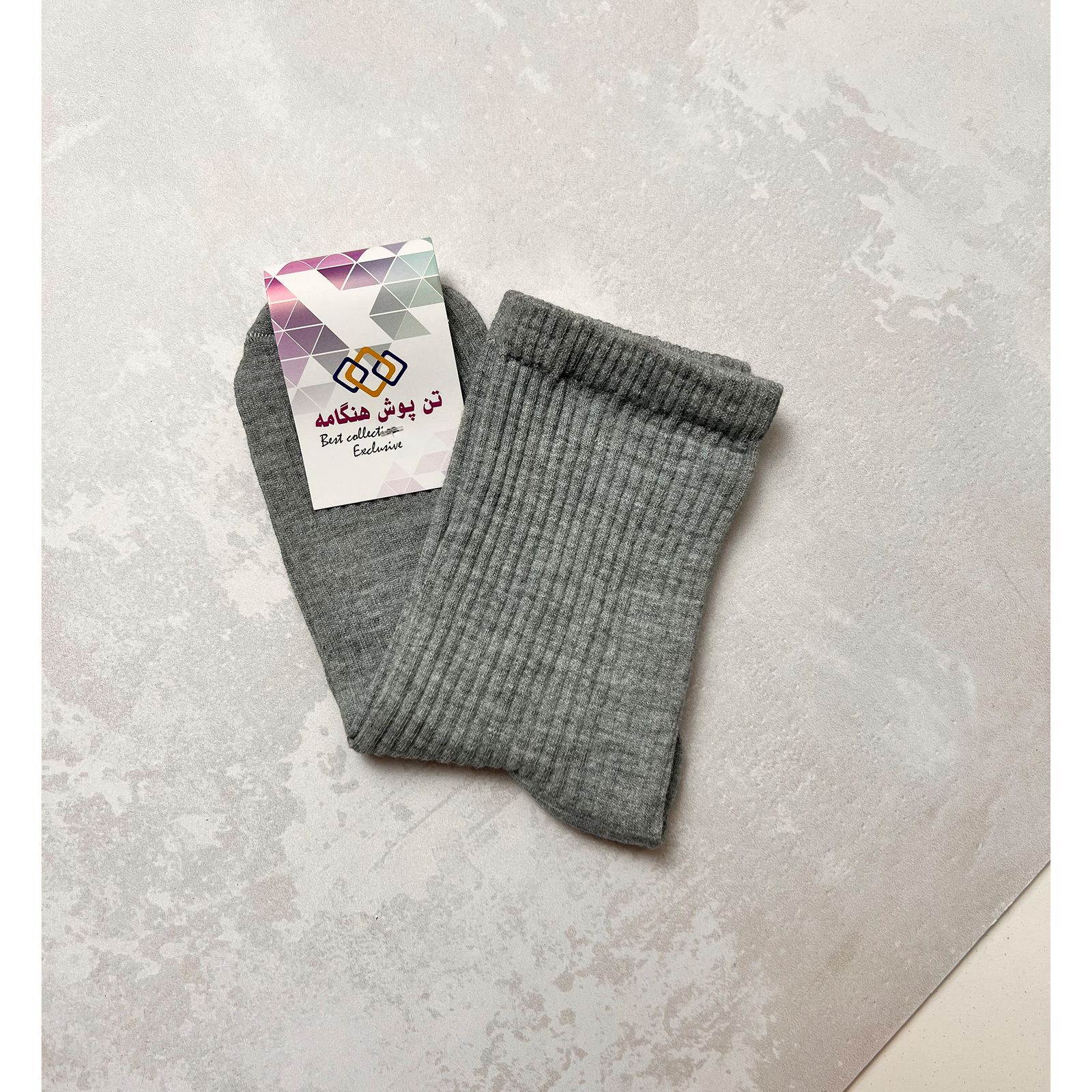 جوراب زنانه تن پوش هنگامه مدل کبریتی کد TD بسته 2 عددی - - 2