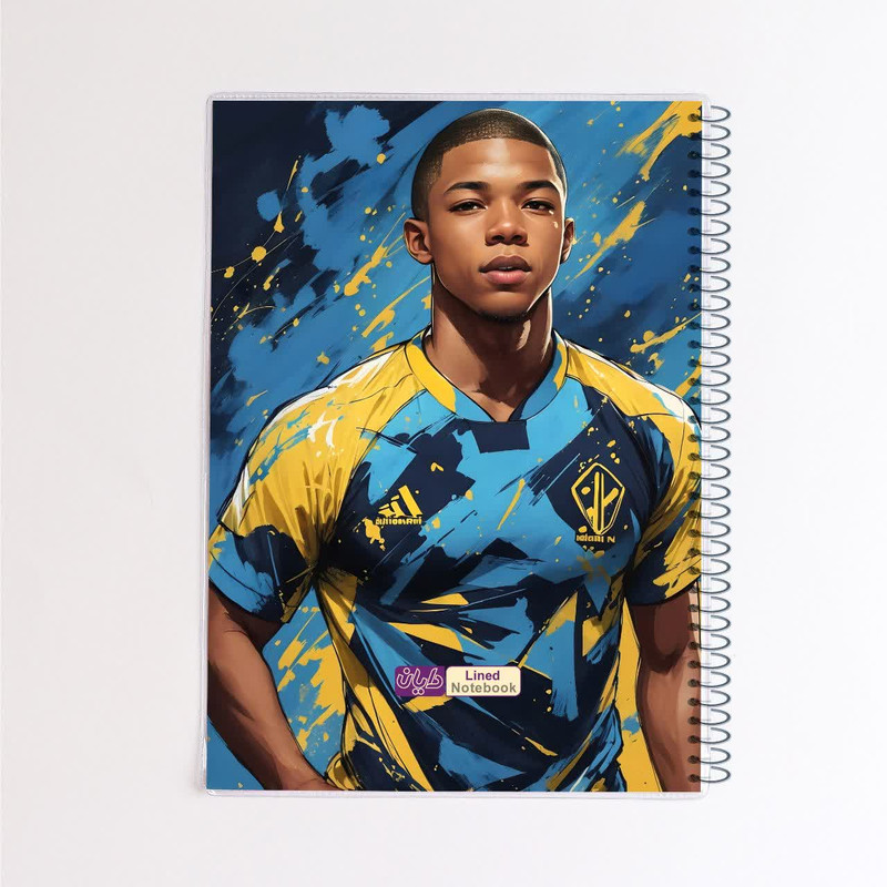 دفتر مشق ۸۰ برگ دایان طرح فیفا کد ۵۳۶۴۲ بسته ۴ عددی