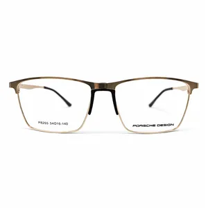 فریم عینک طبی مستطیلی مردانه مدل p8295 مناسب برای صورت بیضی، قلب، گرد، مثلث