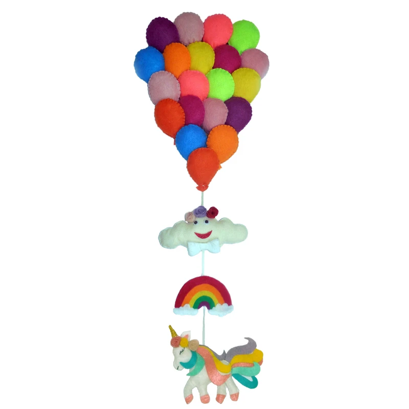 دیوار کوب کودک مدل اسب تک شاخ و بالون
