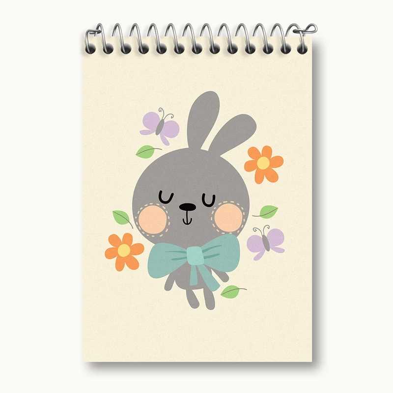 دفتر یادداشت 50 برگ خندالو مدل خرگوش کیوت کد N1532