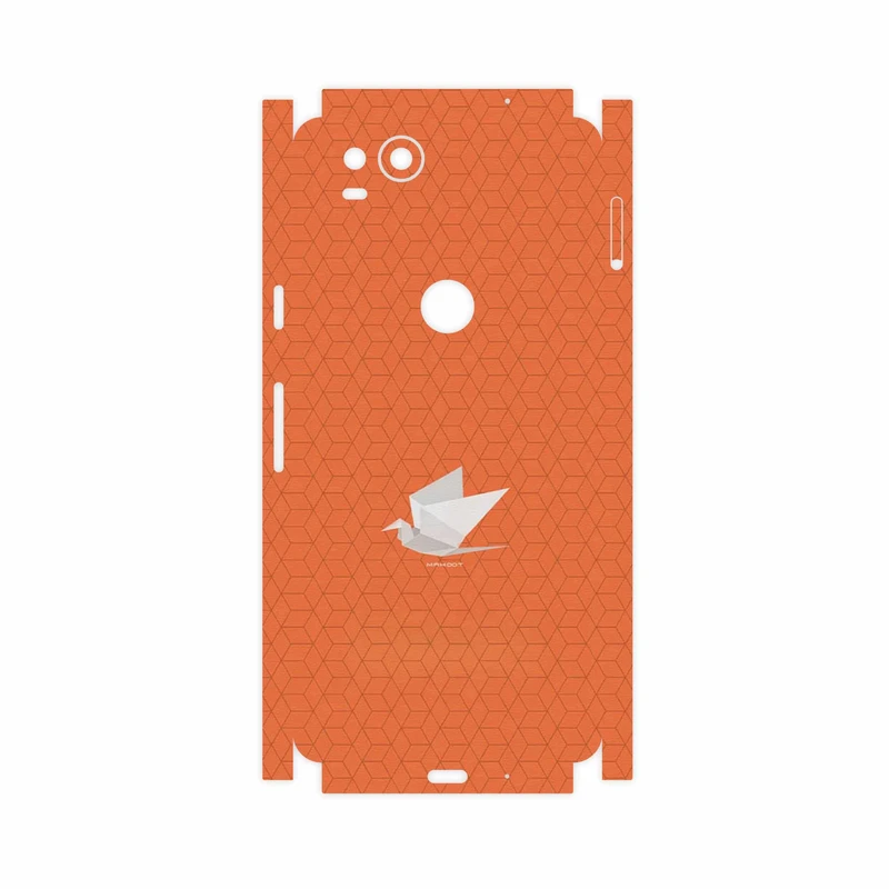برچسب پوششی ماهوت مدل Minimalist origami bird-FullSkin مناسب برای گوشی موبایل گوگل Pixel 2