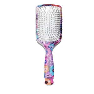 برس مو مدل گلدار فلزی