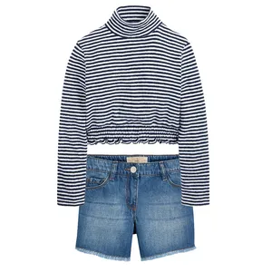 ست بلوز و شلوارک دخترانه نکست مدل OI01053