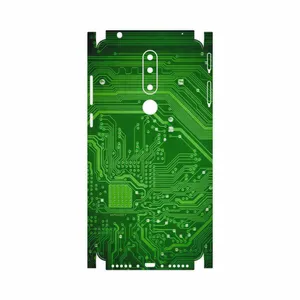 MAHOOT Green Printed Circuit Board-FullSkin Cover Sticker for Nokia 3.1 Plus