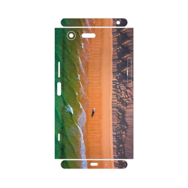 برچسب پوششی ماهوت مدل Beach and Green Sea-FullSkin مناسب برای گوشی موبایل سونی Xperia XZ Premium