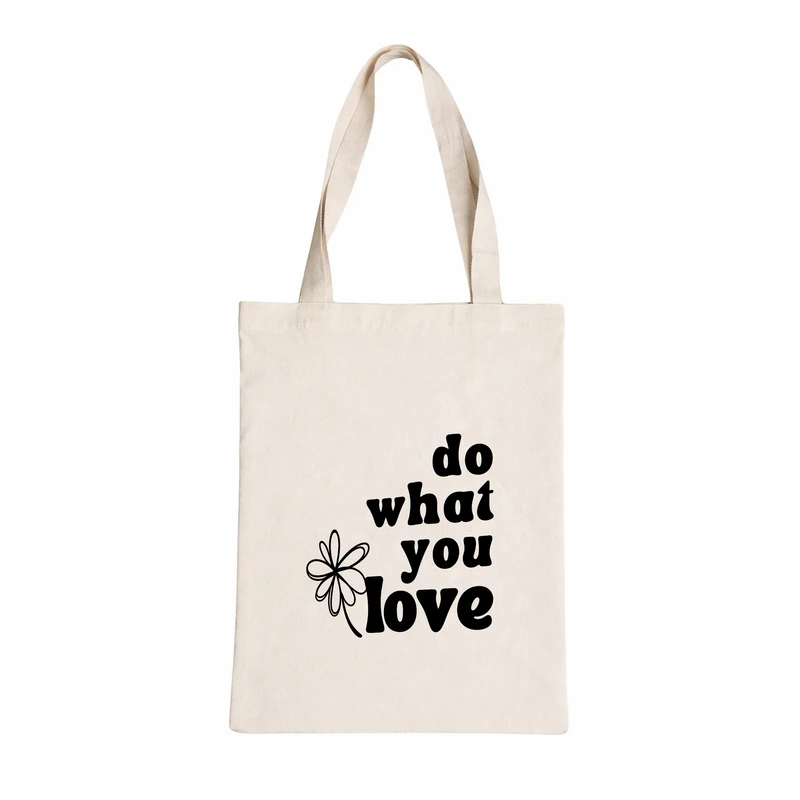 ساک خرید طرح do what you love کد ۰۵۶