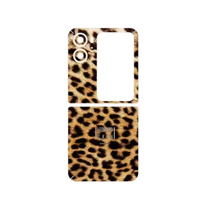 MAHOOT Leopard Skin Cover Sticker for Oppo Find N2 Flip